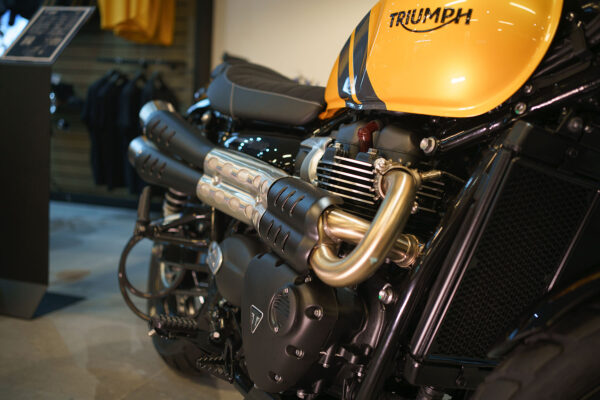 Evento de inauguração da concessionária Triumph ABC