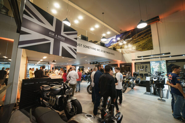 Evento de inauguração da concessionária Triumph ABC